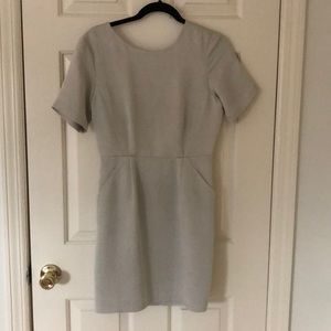 Silver cocktail dress